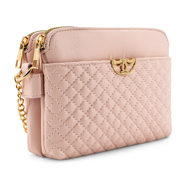 Elara Elegant Quilted Crossbody Purse