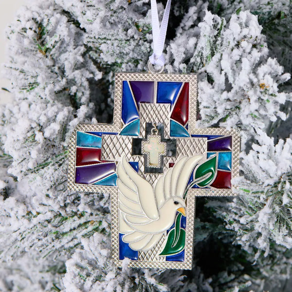 Cross & Dove Ornament/Sun Catcher