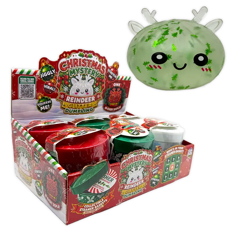 Fun Doh Christmas Mystery Reindeer Dumpling Squishy Toy