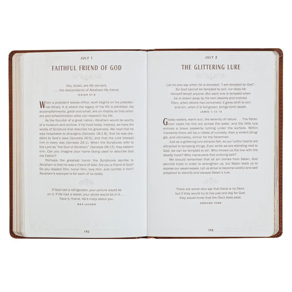 Devotional Walking with God Large Print