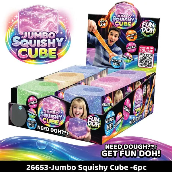 Fun Doh Jumbo Squishy Cube