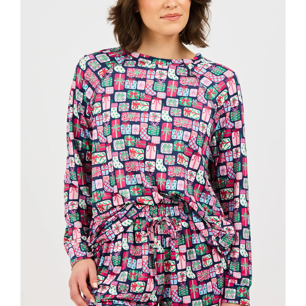 No Peeking Presents Pj Pants Set