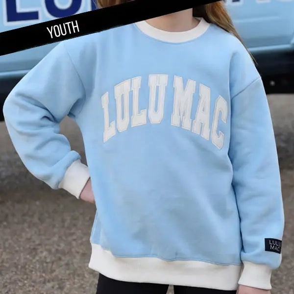 LuluMac Youth Stitch Color Block Sweatshirt