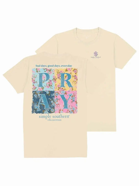 Simply Southern Floral Pray Tee