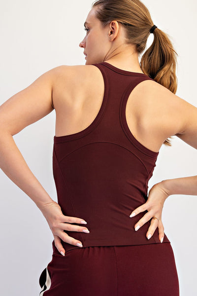 Sleeveless Racerback Tank Top