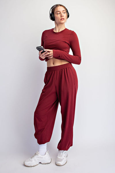 Cotton Lycra Crossover Long Sleeve Set
