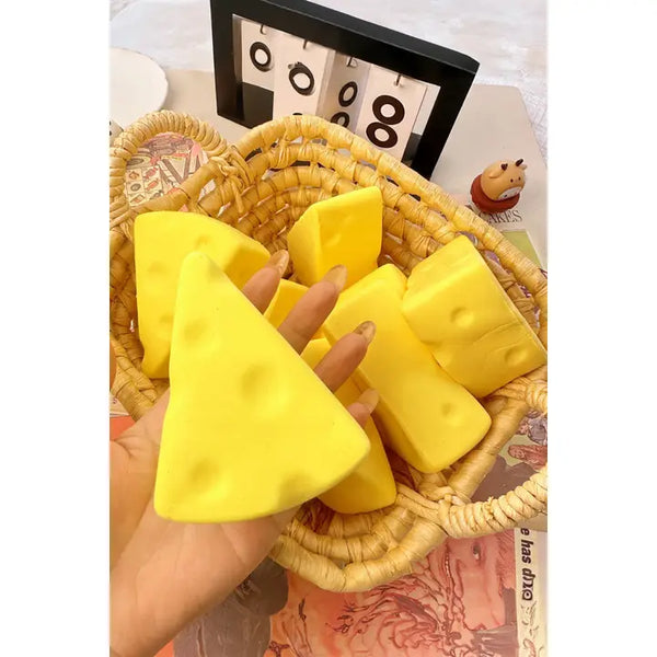 Slow Rising Stress Relief Cheese Squishy Toy