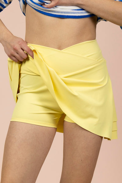 Layered Bottom Activewear Skirt