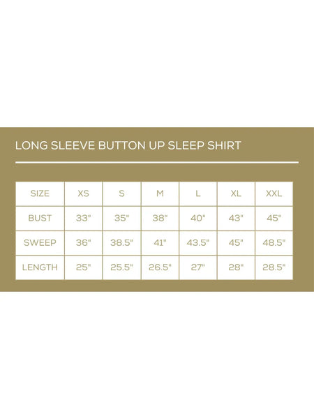 Nutcracker Waltz Long Sleeve Button Up Sleep Shirt