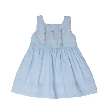 Naomi Blue Rosebud Kid's Dress