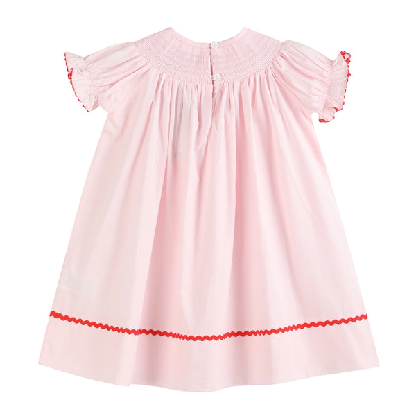 Christmas Smocked Bishop Dress