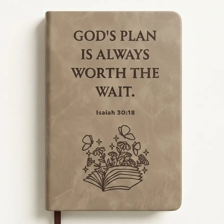 God’s Plan Khaki Scripture Verse Journal