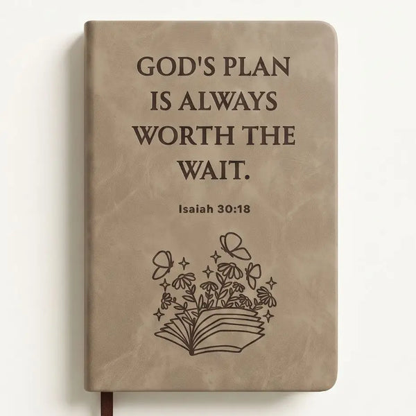 God’s Plan Khaki Scripture Verse Journal