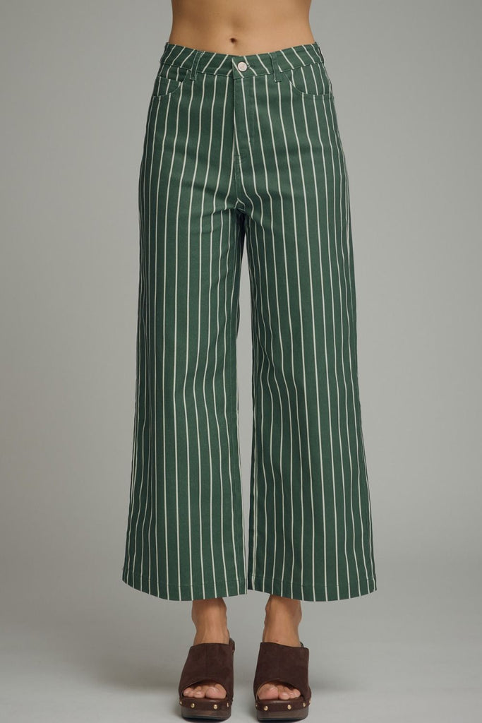 Striped Wide Leg Pants
