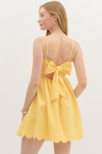 Adjustable Shoulder Strap Mini Dress