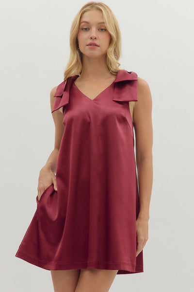 Solid Sleeveless Mini Dress