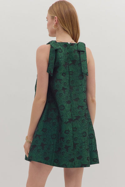 Floral Print Sleeveless Mini Dress