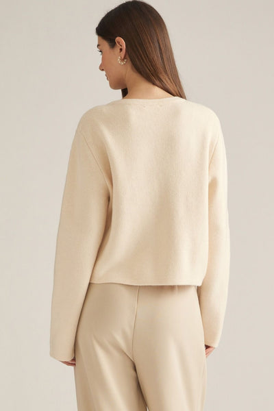 Solid Long Sleeve Knit Jacket
