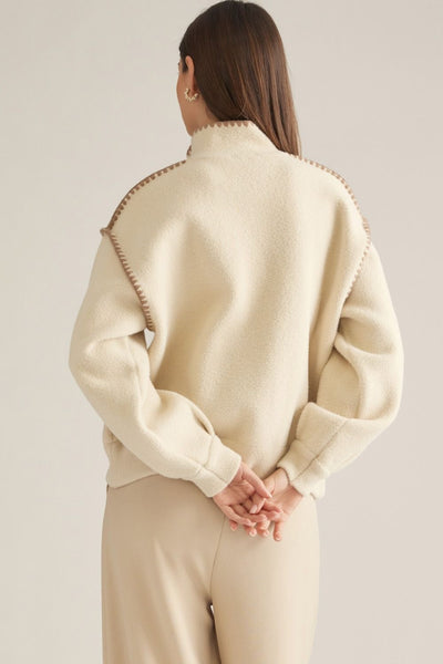 Solid Long Sleeve Knit Jacket
