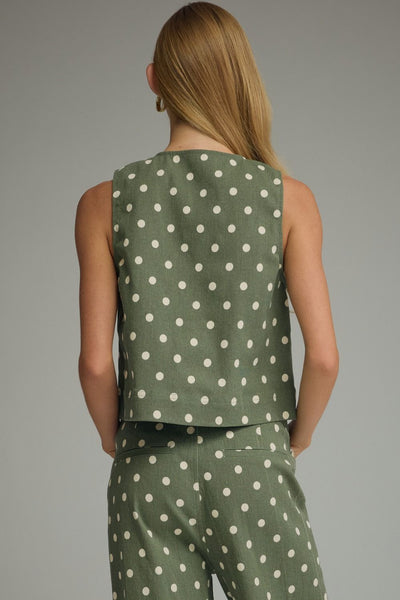 Polka Dot Sleeveless Top