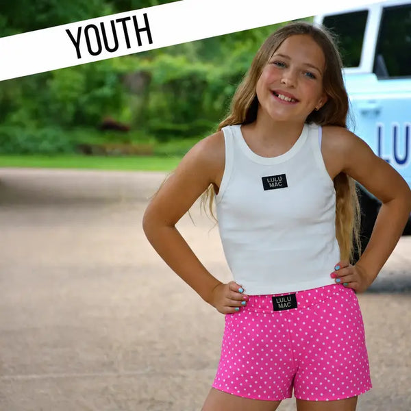 LuluMac Youth Mini Polka Dot Short