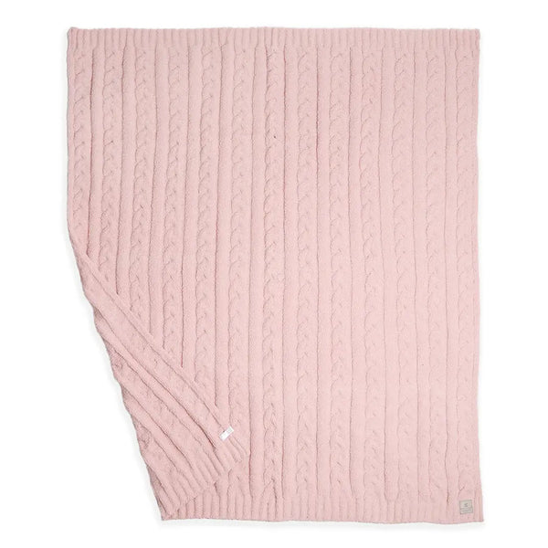 Braided Cable Knit Luxury Soft Throw Blanket