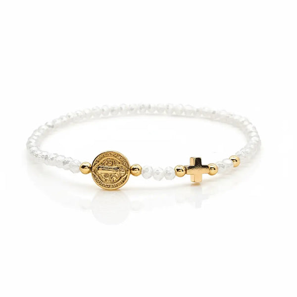 Saint Benedict Blessing Stretch Bracelet