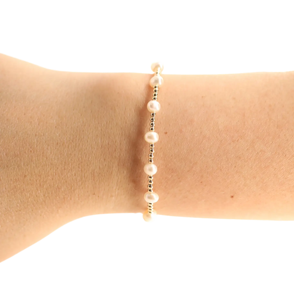 Lolo Pearl Bracelet in Gold-6.25in.