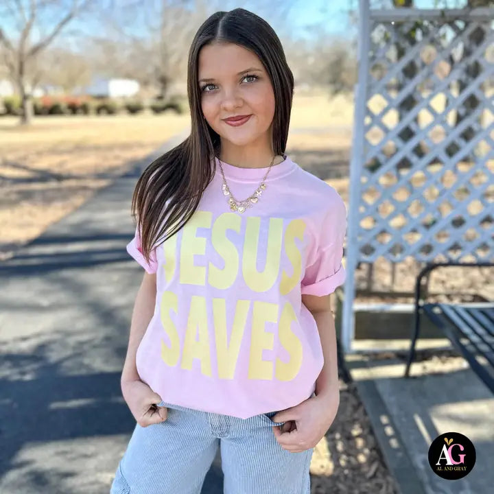 Jesus Saves Short Sleeve Tee