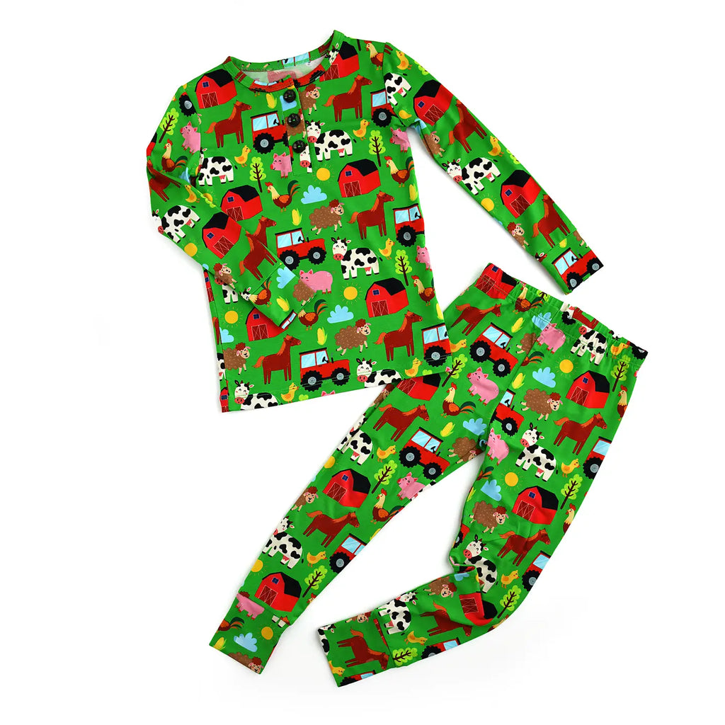 Tanner Two Piece Bamboo Pajama Sleep Set
