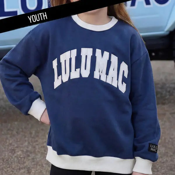 LuluMac Youth Stitch Color Block Sweatshirt