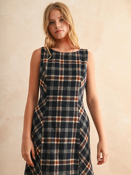 Plaid Pattern Dress