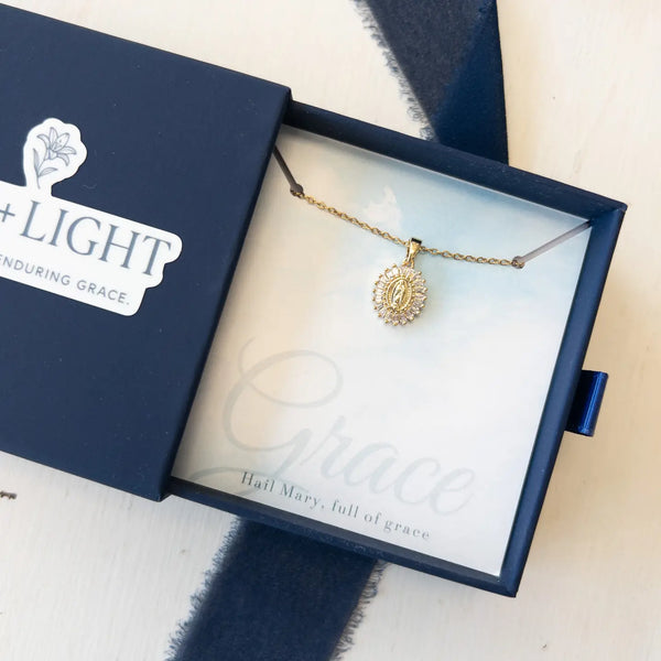 Lily + Light Gold Grace Necklace