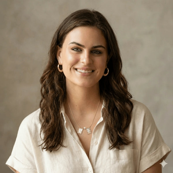 Mother of Pearl Scapular Necklace