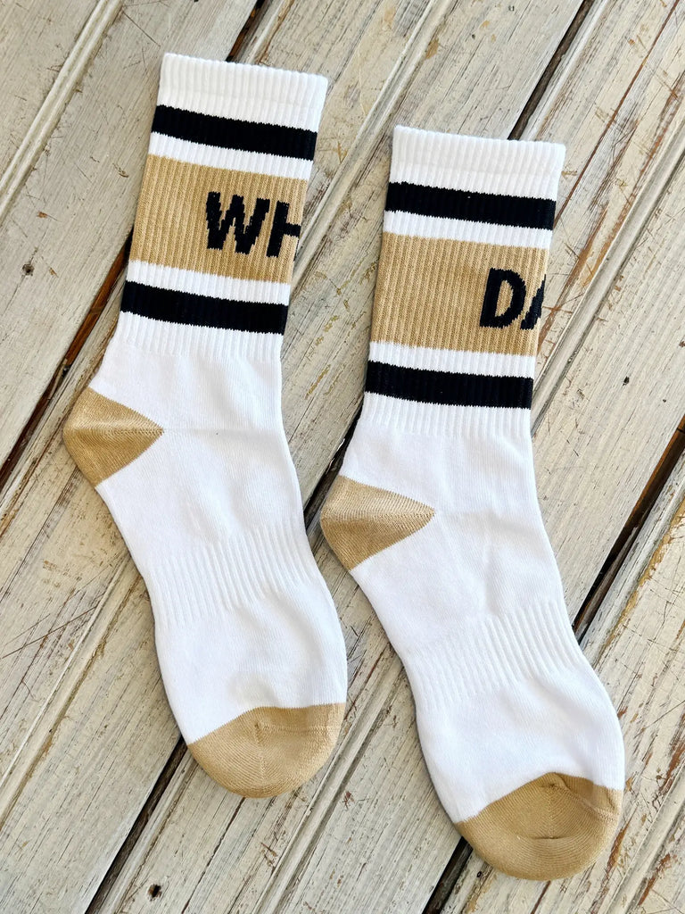 Who Dat Varsity Sock