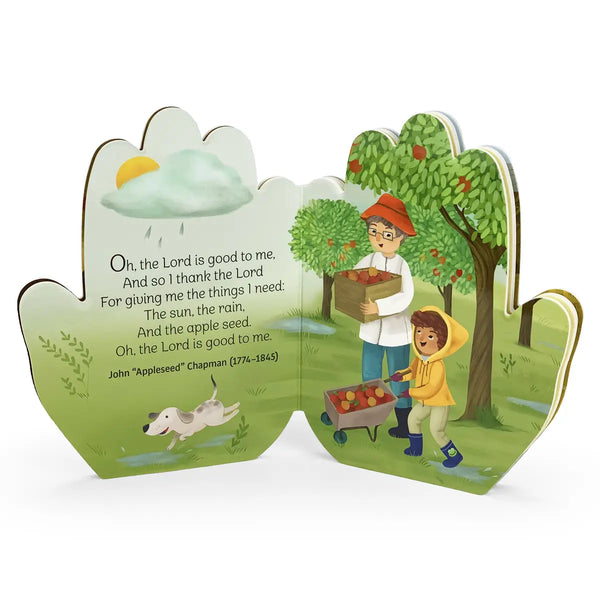 God Is Good Praying Hands Shaped Board Book