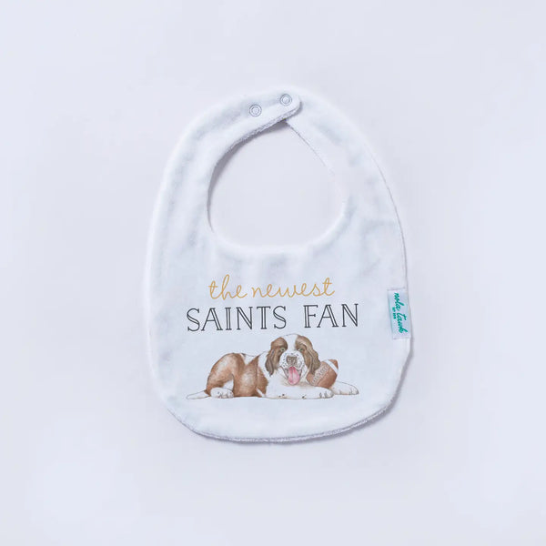 The Newest Saints Fan Baby Bib