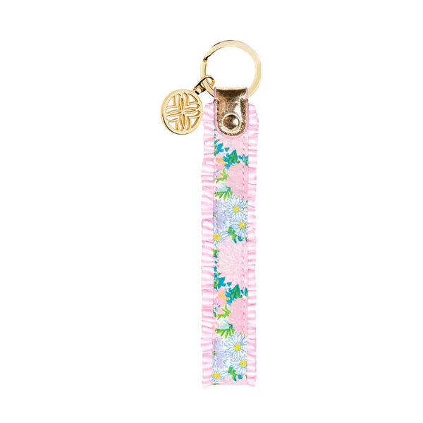 Lilly Garden Home Ruffle Strap Keychain