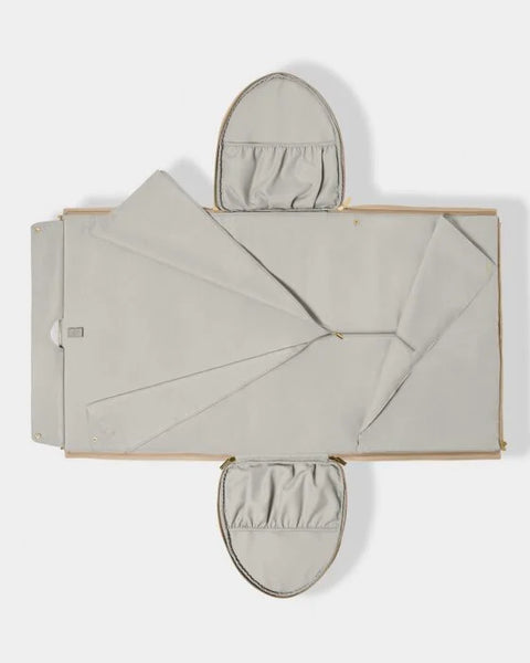 Katie Loxton Light Taupe Fold-Out Garment Weekender Bag