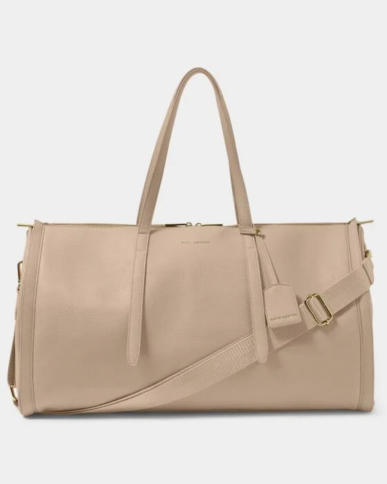 Katie Loxton Light Taupe Fold-Out Garment Weekender Bag