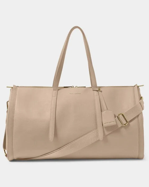 Katie Loxton Light Taupe Fold-Out Garment Weekender Bag