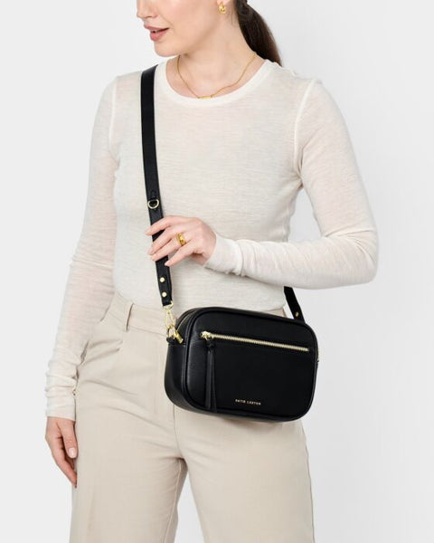 Katie Loxton Hallie Black Crossbody Bag