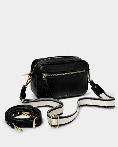 Katie Loxton Hallie Black Crossbody Bag