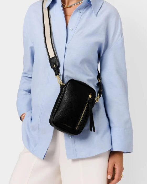 Katie Loxton Hallie Black Small Crossbody Bag