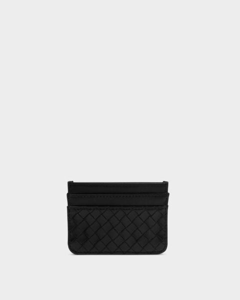 Katie Loxton Nova Black Woven Texture Card Holder