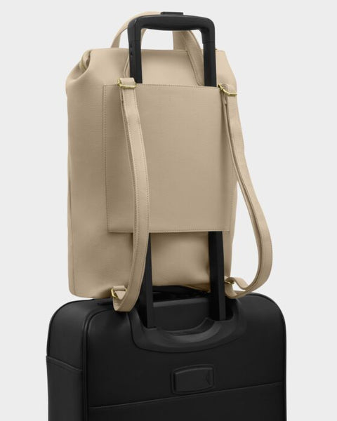 Katie Loxton Milan Light Taupe Cabin Travel Backpack