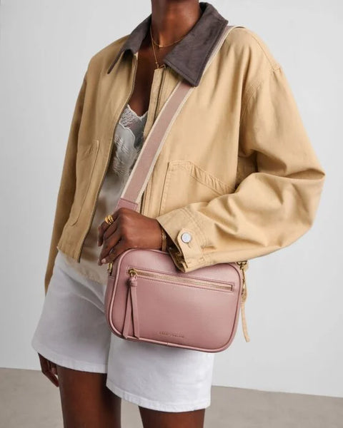 Hallie Pink Heather Crossbody Bag