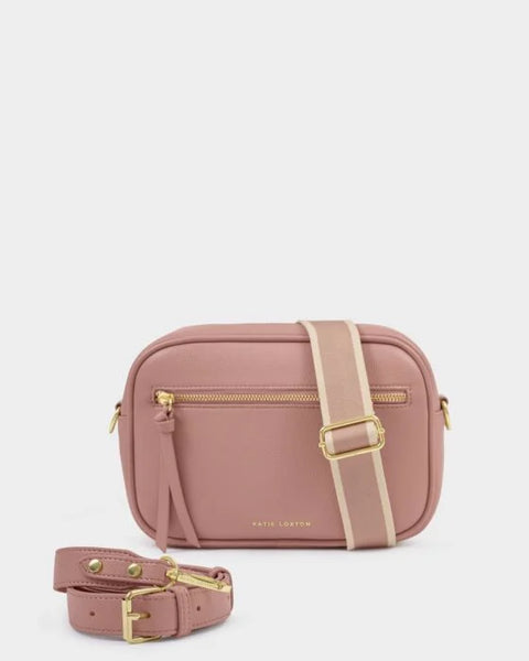 Hallie Pink Heather Crossbody Bag