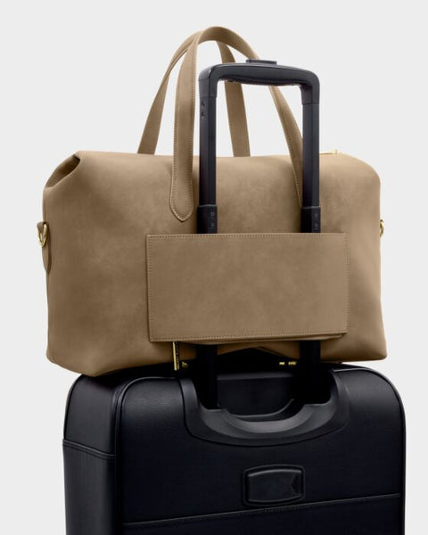 Katie Loxton Milan Taupe Suede Cabin Bag