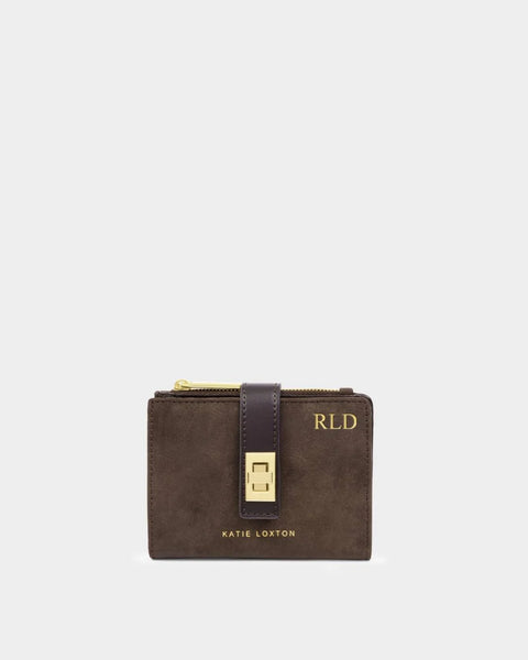 Katie Loxton Orin Suedette Twist Lock Wallet